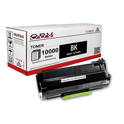 Abbildung von Kompatibel Toner ersetzt Lexmark 602H 60F2H00 für MX510 MX610 10000 Seiten schwarz