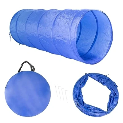 Abbildung von Procyon Agility Tunnel Spieltunnel für Hundetraining, Kunststoff, Pop Up Funktion