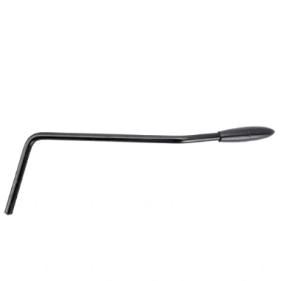 Abbildung von Wilkinson WVC 5mm Push in Style Tremolo Arm Tremolohebel Whammy Bar für Korea WVC/WV2/WV6 Brücke E Gitarre, Schwarz mit Schwarzer Kappe