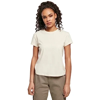 Abbildung von Urban Classics Damen Ladies Basic Box Tee T Shirt, Whitesand, 5XL