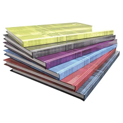 Abbildung von Clairefontaine 9041C Kladde / Notizbuch mit Hardcover DIN A4 21x29,7 cm, 96 Blatt 90g, französische Lineatur, robust und strapazierfähig, farbig sortiert, 1 Stück
