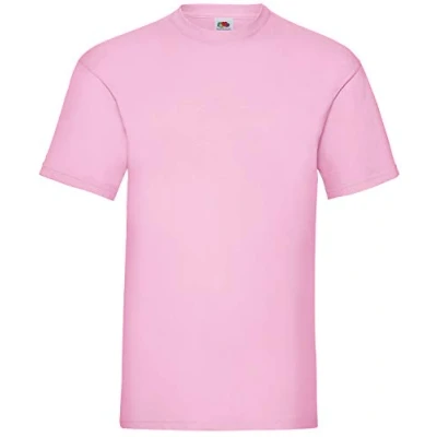 Abbildung von Fruit of the Loom Herren Valueweight Short Sleeve T Shirt, Hellrosa, M