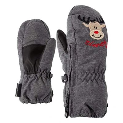 Abbildung von Ziener Baby LE ZOO MINIS glove Ski handschuhe / Wintersport warm, atmungsaktiv, grau (dark melange.black), 80cm