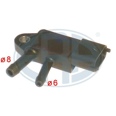 Abbildung von ERA 550815A Sensor, Abgasdruck RENAULT: MASTER 3 Kasten, MEGANE Grandtour, Captur, VOLVO: V50, XC90 I, V70 3, NISSAN: Qashqai / Qashqai+2 I