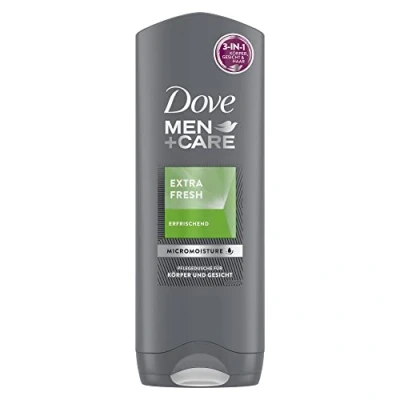 Abbildung von Dove Men+Care 3 in 1 Duschgel Extra Fresh Duschbad für Körper, Gesicht und Haar mit MicroMoisture 250 ml 6 Stück