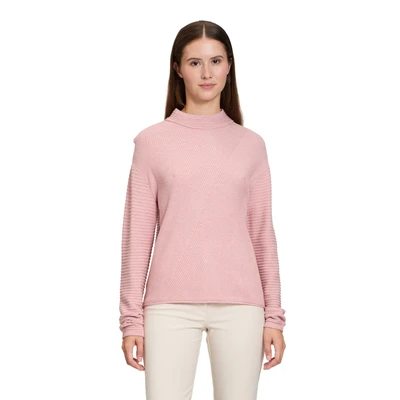Abbildung von Betty Barclay MIT Struktur Strickpullover, Damen, Größe: 36, Pale mauve melange