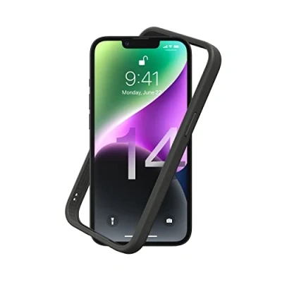 Abbildung von RhinoShield Bumper Case kompatibel mit [iPhone 14] CrashGuard NX Stoßdämpfende Schutzhülle im schlanken Design 3.5 Meter Fallschutz Graphite