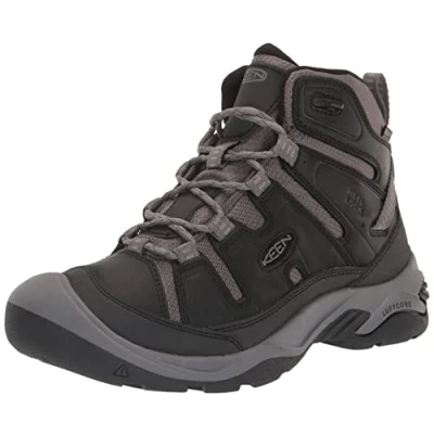 Abbildung von Keen Circadia MID WP Schnürstiefelette, Herren, Größe: 42, Black steel grey Schuhe