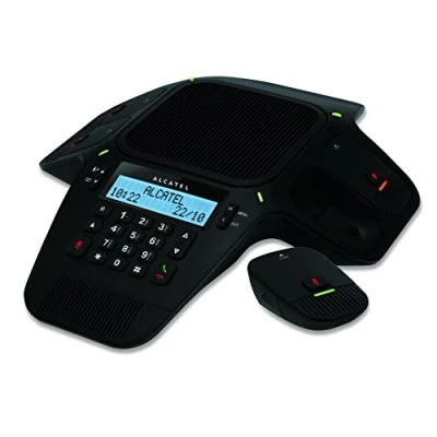 Abbildung von Alcatel Conference 1800 Konferenztelefon DECT inkl. Mobilteil Schwarz, Blau