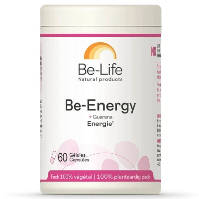 Abbildung von Be Life Energy &amp; Guarana Energie Kapseln mit B Vitaminen, Magnesium Coenzym Q10 60 Softcaps