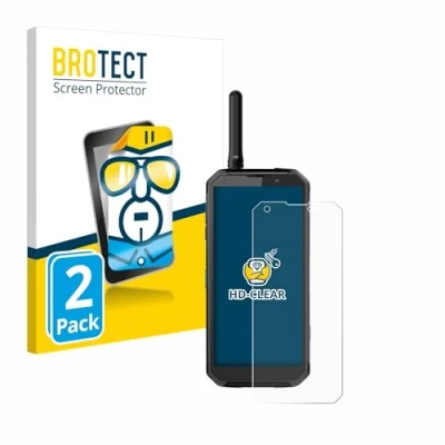 Abbildung von BROTECT (2 Stück Schutzfolie für Blackview BV9500 Pro Displayschutz Folie Ultra Klar