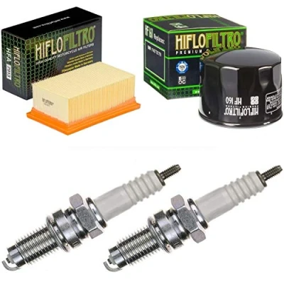 Abbildung von Luftfilter Ölfilter Zündkerzen für F 700 800 GS ABS Baujahr 2013 2017 Servicekit Wartungskit
