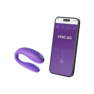 Abbildung von Paarvibrator „Sync Go“ mit 10+ Vibrationsmodi per App