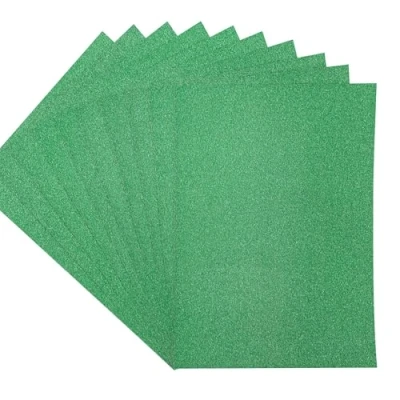 Abbildung von Crafter&#039;s Companion Glitter karton A4 a 10 vel Kerst Groen