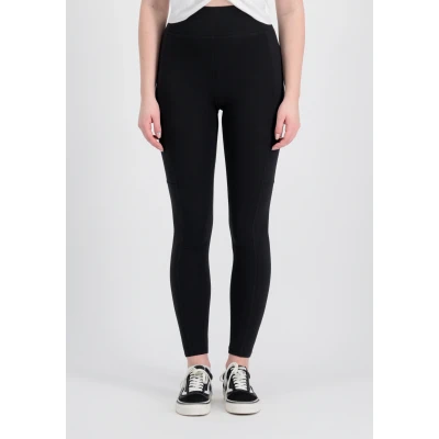 Abbildung von Alpha Industries Pocket WMN Leggings Hosen, Damen, Größe: XS, Black