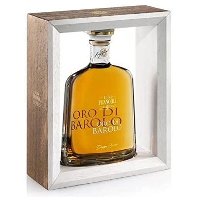Abbildung von LUIGI FRANCOLI GRAPPA BARRIQUE GOLD OF BAROLO 50 CL RESERVE IN HOLZKISTE