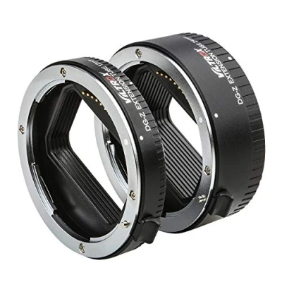 Abbildung von Viltrox DG Z Autofokus Zwischenringe Makro Verlängerungsring Set 12mm+24mm für Nikon Mount Z6 Z7 Z50 II Spiegellose Kamera und Objektiv