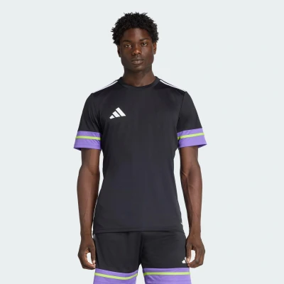Abbildung von adidas Performance SQUADRA25 Short Sleeve Sport Tshirt, Herren, Größe: 3XL, Black/purple rush/semi solar slime