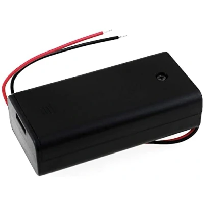 Abbildung von akku net Batteriehalter für 2X Mignon/AA Batterien mit Anschlusskabel