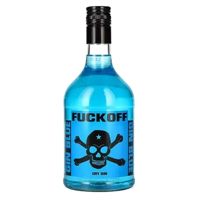 Abbildung von Fuckoff Gin BLUE Dry 40% Vol. 0,7l