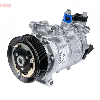 Abbildung von DENSO DCP32084 Kompressor 6SES14C 12V ND 12 R1234yf, R134a VOLKSWAGEN: Golf 7 Schrägheck, Variant, Touran II, SEAT: Ibiza 4 Sportcoupe