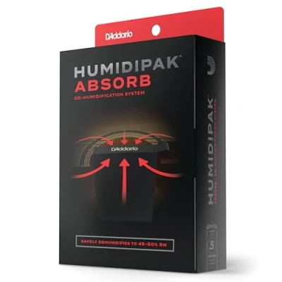 Abbildung von D&#039;Addario Gitarre Entfeuchtungssystem Humidipak Absorb Kit Automatische Feuchtigkeitskontrolle Wartungsfreies, Zwei Wege Feuchtigkeitskontrollsystem für Gitarren