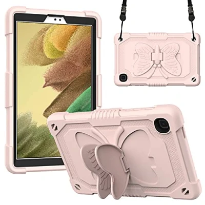 Abbildung von Schutzhülle für Samsung Galaxy Tab A7 Lite 8,7 Zoll 2021 mit Displayschutzfolie SM T220 / T225 T227