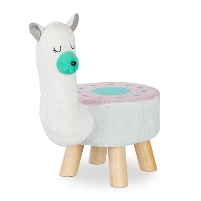 Abbildung von relaxdays Hocker Tierhocker für Kinder, Lama