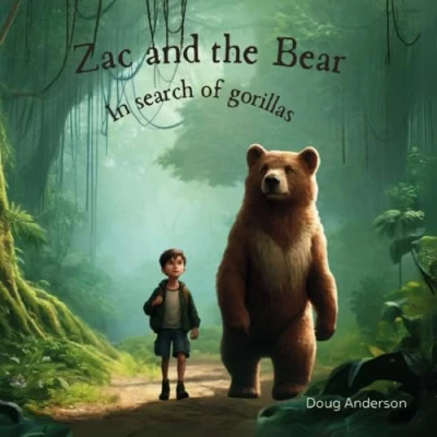 Abbildung von Zac and the Bear, in search of Gorillas.