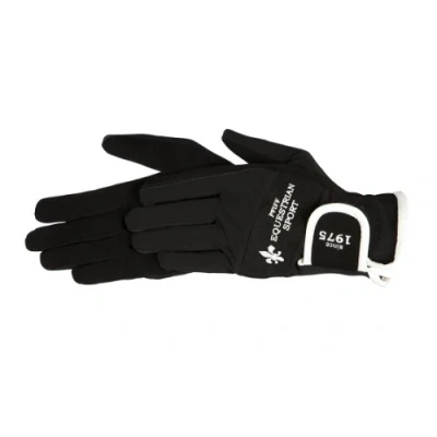 Abbildung von Pfiff 101391 Damen Handschuhe, Reithandschuhe Damenreithandschuhe, Schwarz, L
