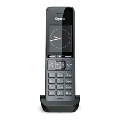Abbildung von Gigaset COMFORT 520HX DECT Mobilteil mit Ladeschale Schnurloses Telefon für Router und Basis, titanium schwarz [Kompatibel in DE, IT, FR, NL, BE, CHE, AUT] [Ohne Basis]