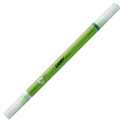 Abbildung von LAMY ink x Tintenlöscher aus Kunststoff mit Löschspitze und Korrekturspitze ausschließlich zum Löschen von königsblauer Tinte, 1 Stück (1er Pack)