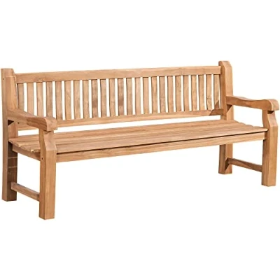Abbildung von CLP Gartenbank Teakbank Jackson V2, Garten Bank Sitzbank Teak Holz