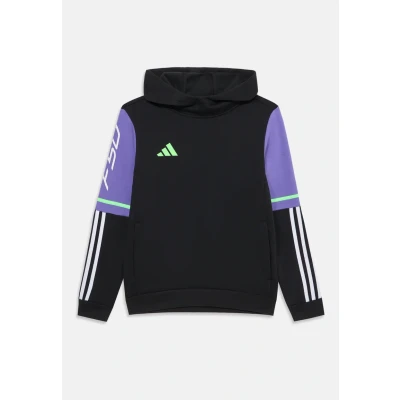 Abbildung von adidas Performance F50 Hoodie Youth Unisex Sweatshirt für Kinder, Größe: 164, Black/purple