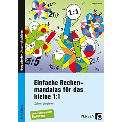 Abbildung von Einfache Rechenmandalas für das kleine 1:1: Zahlen dividieren (3. und 4. Klasse)