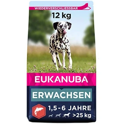 Abbildung von Eukanuba Adult Large Lachs &amp; Gerste Hundefutter 12 kg...