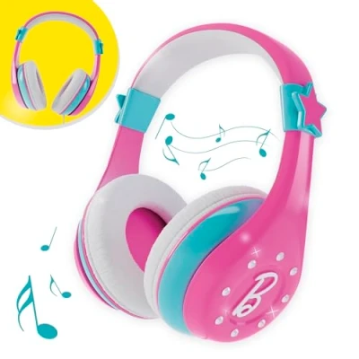 Abbildung von Liscianigiochi Barbie Fashion Bluetooth Headphones Kopfhörer Kinder ab 4 Jahren Audiozubehör Pink Verstellbarer Komfort Kabellose Verbindung Für Fans