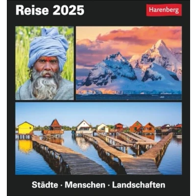 Abbildung von Reise Tagesabreißkalender 2025 Kulturkalender Städte, Menschen, Landschaften: Kalender für jeden Tag mit faszinierenden Bildern fremder Kulturen, ... Tischkalender (Kulturkalender Harenberg)
