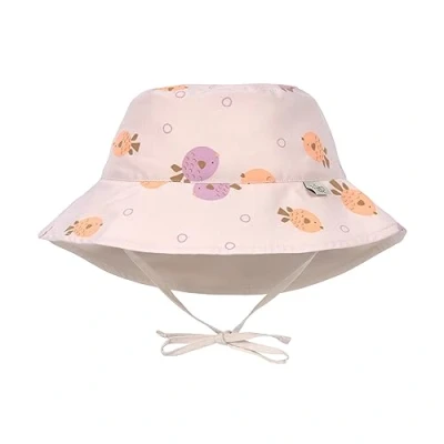 Abbildung von LÄSSIG Baby Kinder Sonnenhut Strandhut Sommerhut Sonnenschutz Kinderhut Babymütze wendbar atmungsaktiv UV Schutz 80/Sun Protection Bucket Hat Fish light pink, 19 36 Monate, Größe: 50/51