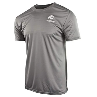 Abbildung von GUGGEN MOUNTAIN Herren Funktionsshirt Funktionswäsche Funktions T Shirt Sport Outdoor Aktivitäten Schnelltrocknend Kurzarm Atmungsaktive Dunkelgrau S