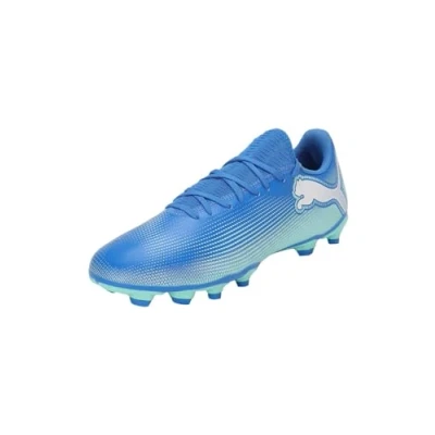 Abbildung von Puma Future 7 PLAY FG/AG Fußballschuh Nocken, Herren, Größe: 43, Hyperlink blue/mint/white Schuhe