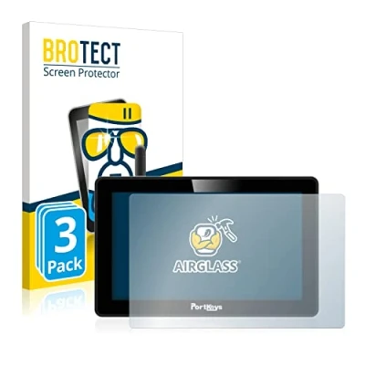 Abbildung von BROTECT Schutzglas für Portkeys BM5 WR (3 Stück) Schutzfolie Panzer Folie Glas [Extrem Kratzfest 9H, Anti Fingerprint, Ultra Transparent]