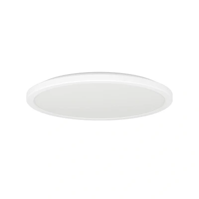 Abbildung von EGLO connect.z Smart Home LED Badezimmer Deckenleuchte Rovito Z, ZigBee, App und Sprachsteuerung Alexa, warmweiß kaltweiß, RGB, dimmbare Bad Deckenlampe, weiß, IP44, Ø 39 cm