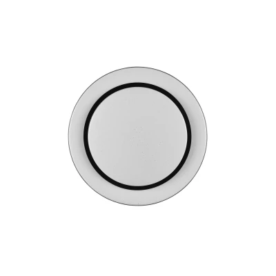 Abbildung von Reality Leuchten LED Deckenleuchte Atria R67041032, Kunststoff weiß/schwarz, inkl. 16 Watt LED, dimmbar, Fernbedienung, Starlight Effekt