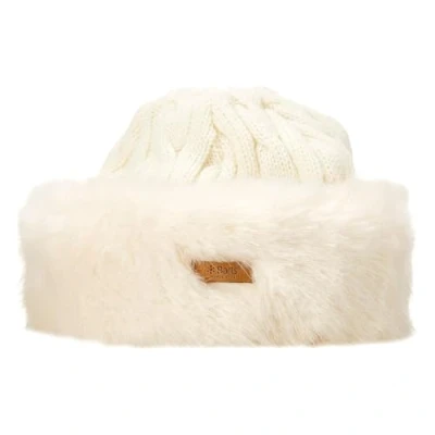 Abbildung von Barts Damen Fur Cable Baskenmütze, Weiß (Bianco), One Size (Herstellergröße: Unica)