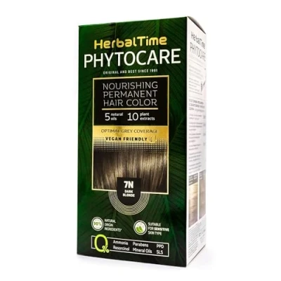 Abbildung von Permanente Haarfarbe PHYTOCARE, 20 Nuancen (7N Dunkelblond)