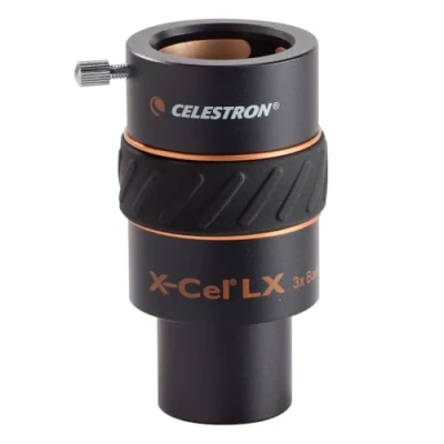 Abbildung von Celestron 93428 1.25 Zoll X Cel LX 3X Barlow Linse, Schwarz