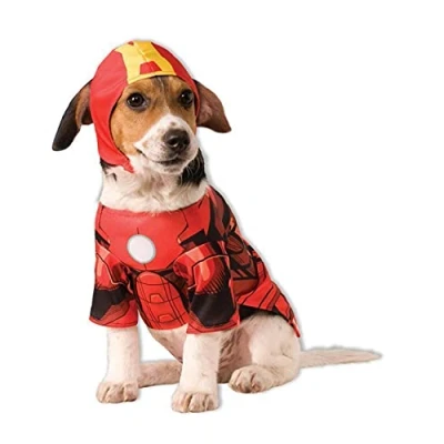 Abbildung von Rubie&#039;s Hundekostüm Iron Man Hundekostüm, Tierisch gut drauf: Superheldenkostüm für den Hund