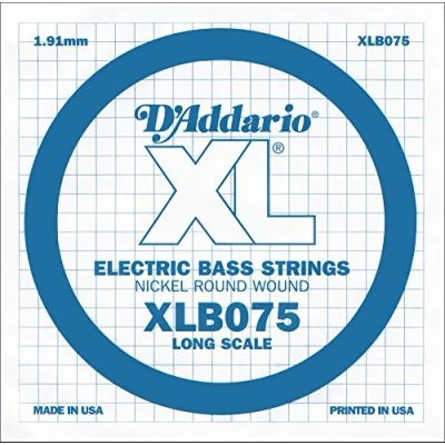 Abbildung von D&#039;Addario XLB075 Einzelsaite (Größe: XL) Nickel Wound 075 Long Scale