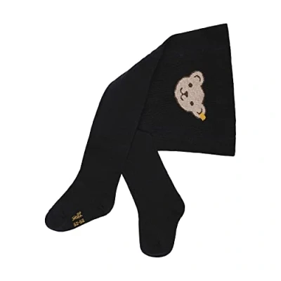 Abbildung von steiff Unisex Baby Basic strømpebukser ensfarvet Strumpfhosen GOTS, navy, 68 EU